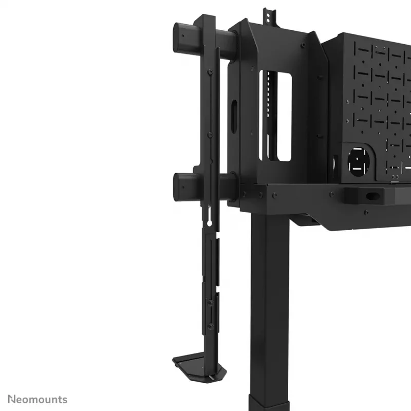 TV-käru Neomounts FL55-975BL1 motoriseeritud 75–115 tolli ekraanidele, teras, must, max 160 kg, kõrgus 2154 mm