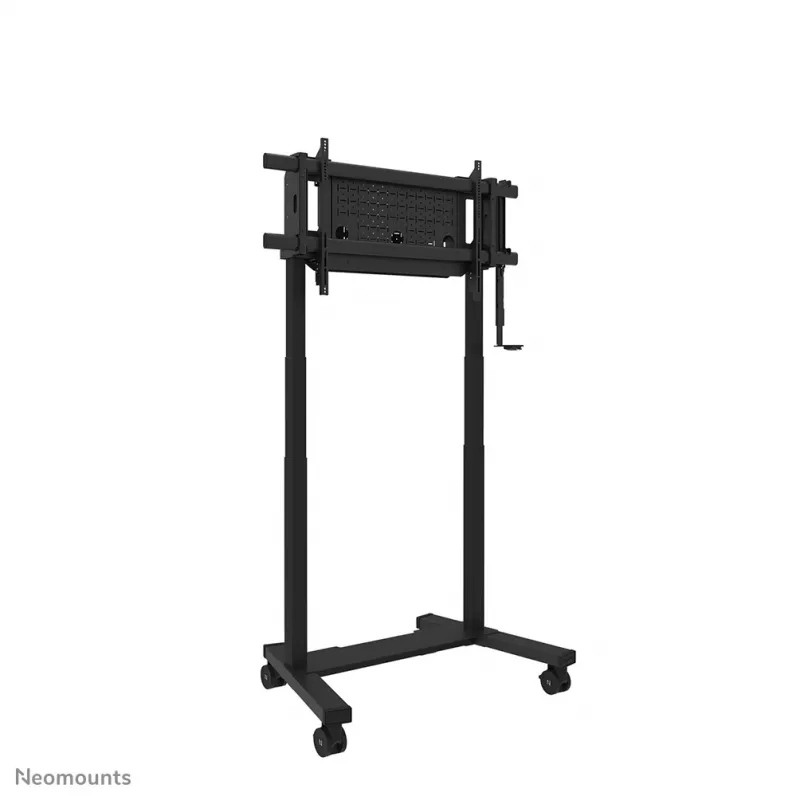 TV-käru Neomounts FL55-975BL1 motoriseeritud 75–115 tolli ekraanidele, teras, must, max 160 kg, kõrgus 2154 mm
