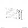 Neomounts AFL55-975BL VESA pikenduskomplekt 86-115 tolli - max 160 kg