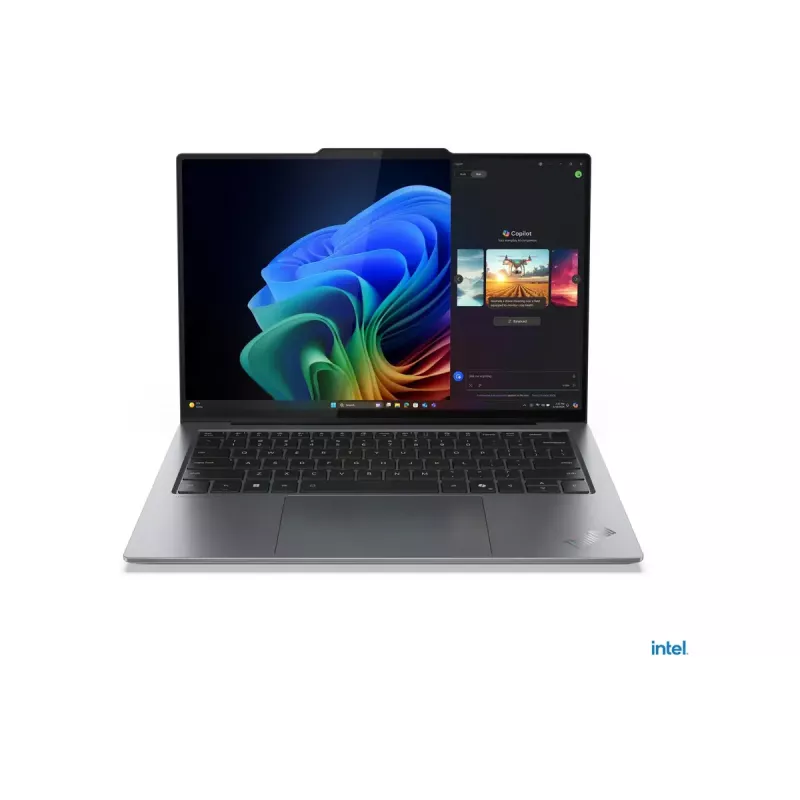 Sülearvuti Lenovo ThinkPad X9-14 Gen 1 — 14-tolline WUXGA, 16 GB muutmälu, 512 GB SSD, Intel Arc integreeritud graafika, Windows 11 Pro, sõrmejäljelugeja, ingliskeelne klaviatuur, hall