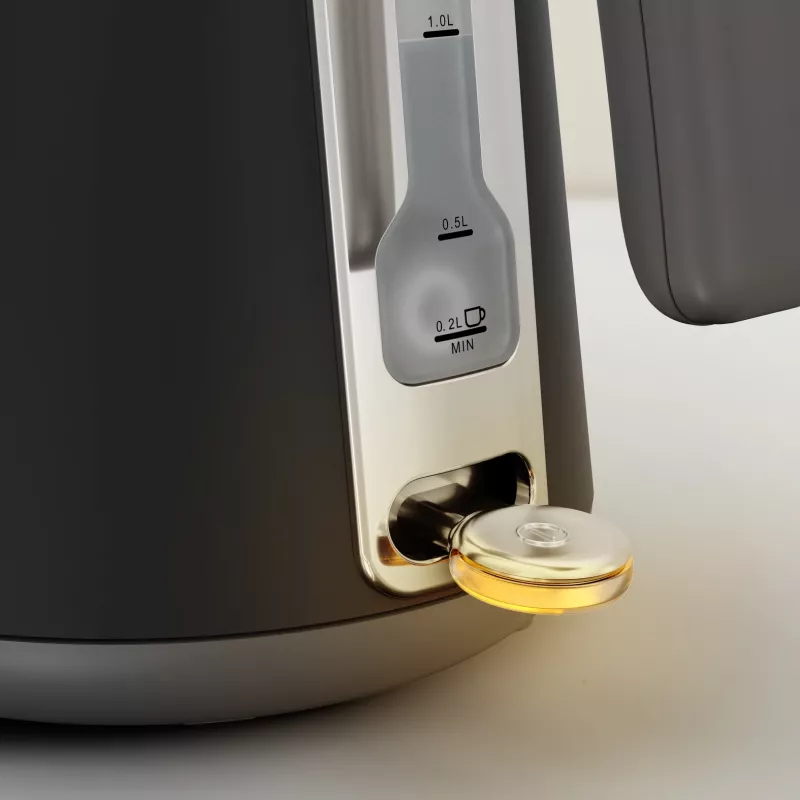 Elektriline veekeetja Tefal KI6668E0 — 1,7 L, 2400 W, roostevabast terasest korpus, must