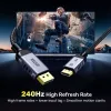 DisplayPort-kaabel Unitek C1626GY01-3M 3 m, DisplayPort 2.1 isane–isane, 80 Gbit/s, HDR, HDCP 2.2, kullatud kontaktid