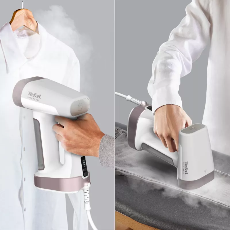 Tefal Pure Force DT8765E0 riideauruti Käsiauruti 0,18 L 1800 W Must, kaneelivärvi