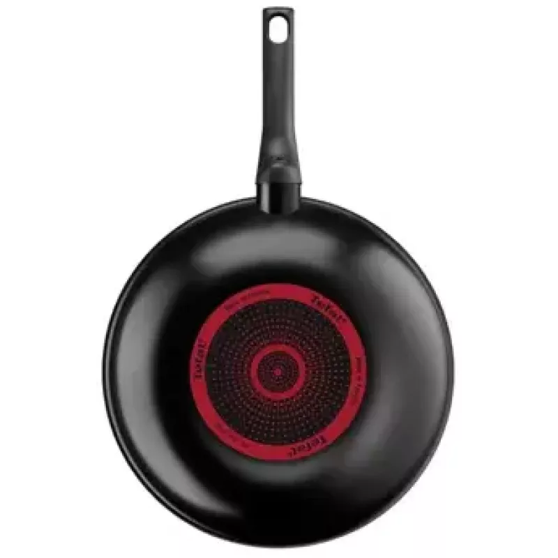 Wok/Stir-Fry pan Tefal Simply Clean B5671953, 28 cm, alumiinium, mittenakkuv titaankate, Thermo-Spot