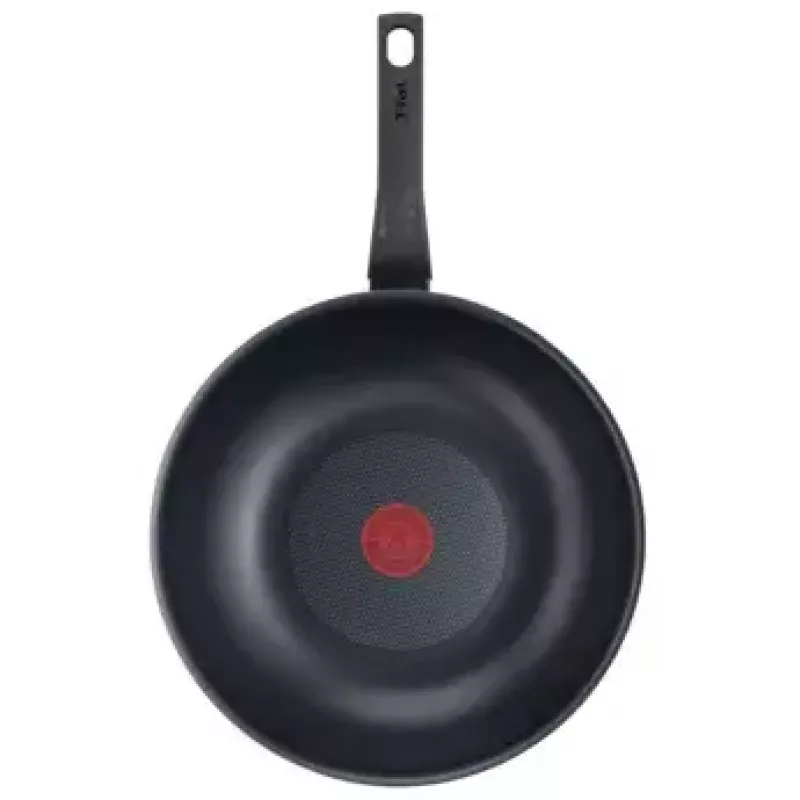 Wok/Stir-Fry pan Tefal Simply Clean B5671953, 28 cm, alumiinium, mittenakkuv titaankate, Thermo-Spot