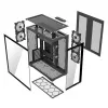 Täistorniga arvutikorpus MODECOM Volcano SPACE XL ARGB — Full Tower, E-ATX tugi, karastatud klaas, ARGB, kuni 440 mm GPU