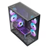 Täistorniga arvutikorpus MODECOM Volcano SPACE XL ARGB — Full Tower, E-ATX tugi, karastatud klaas, ARGB, kuni 440 mm GPU
