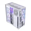 PC full-tower case MODECOM Volcano SPACE XL ARGB FULL TOWER 5F Valge — ATX, karastatud klaas, ARGB, USB-C