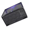 Full-Tower PC Case MODECOM Volcano SPACE XL NF — Must, karastatud klaas, ARGB, toetab micro-ATX, kuni 44 cm GPU, 3×3,5 tolli/4×2,5 tolli pesa, USB-A 2×, USB-C 1×