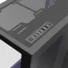Full-Tower PC Case MODECOM Volcano SPACE XL NF — Must, karastatud klaas, ARGB, toetab micro-ATX, kuni 44 cm GPU, 3×3,5 tolli/4×2,5 tolli pesa, USB-A 2×, USB-C 1×
