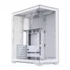 Full-tower PC korpus MODECOM Volcano SPACE XL FULL TOWER NF Valge — ARGB, karastatud klaas, 8 laienduspesa, kuni 440 mm GPU