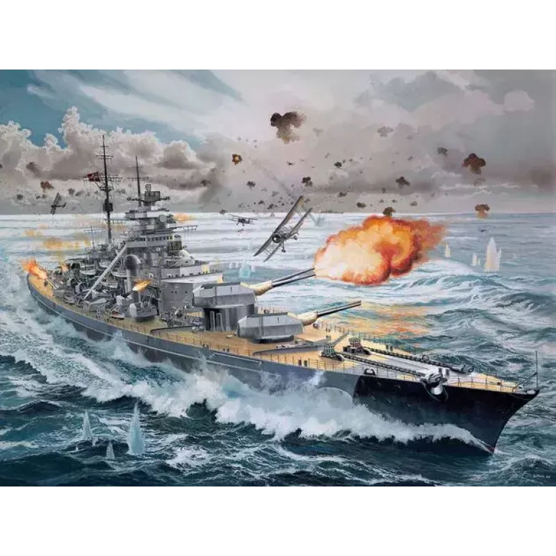 Laevamudel Revell Bismarck koostekomplekt 1:350