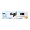 Philips SQM9640/00 põrandastatiiv telerile 58,4 cm kuni 2,18 m (23 inch kuni 86 inch), kuni 55 kg, VESA 200x100 kuni 600x400, kaldenurk ±15°, pööramine 180° — Must