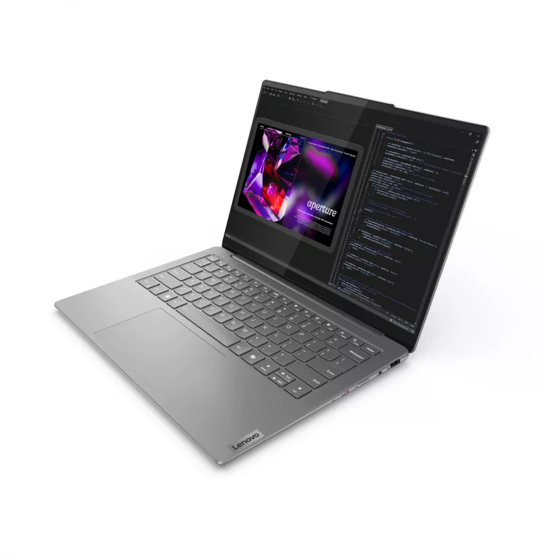 Lenovo Yoga õhuke 7 14IMH9 Intel Core Ultra 5 125H sülearvuti 35,6 cm (14-tolline) WUXGA 16 GB LPDDR5x-SDRAM 512 GB SSD Wi-Fi 6E (802.11ax) Windows 11 Home saksa hall