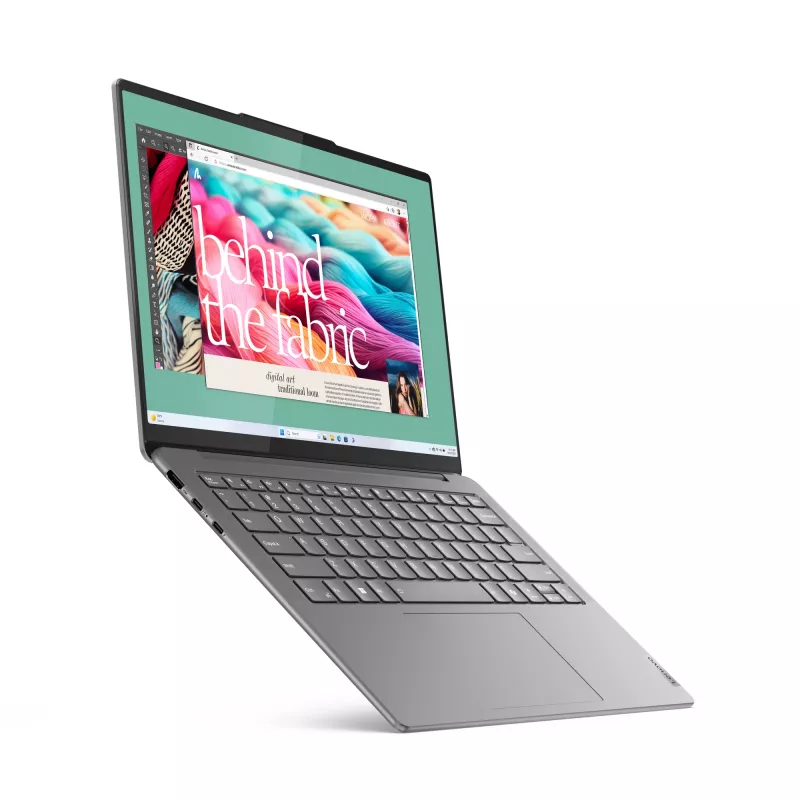 Lenovo Yoga õhuke 7 14IMH9 Intel Core Ultra 5 125H sülearvuti 35,6 cm (14-tolline) WUXGA 16 GB LPDDR5x-SDRAM 512 GB SSD Wi-Fi 6E (802.11ax) Windows 11 Home saksa hall