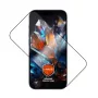 Ekraanikaitse FIXED Apple iPhone 17 Pro jaoks — karastatud klaas, must, Armor tolmuvaba aplikaatori ja AR-kihiga