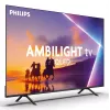 TV Philips 43PUS8450/12 43-tolline QLED 4K Ultra HD, 3840×2160, Titan OS, Wi‑Fi, Ethernet, Must