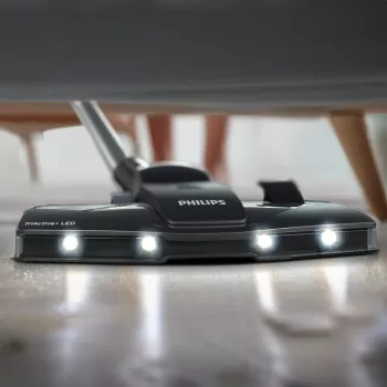 Silindertolmuimeja Philips XD6142/12 — 900 W, 4 L tolmukott, HEPA-filter, must
