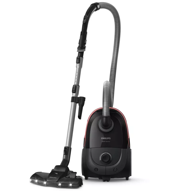 Silindertolmuimeja Philips XD6142/12 — 900 W, 4 L tolmukott, HEPA-filter, must