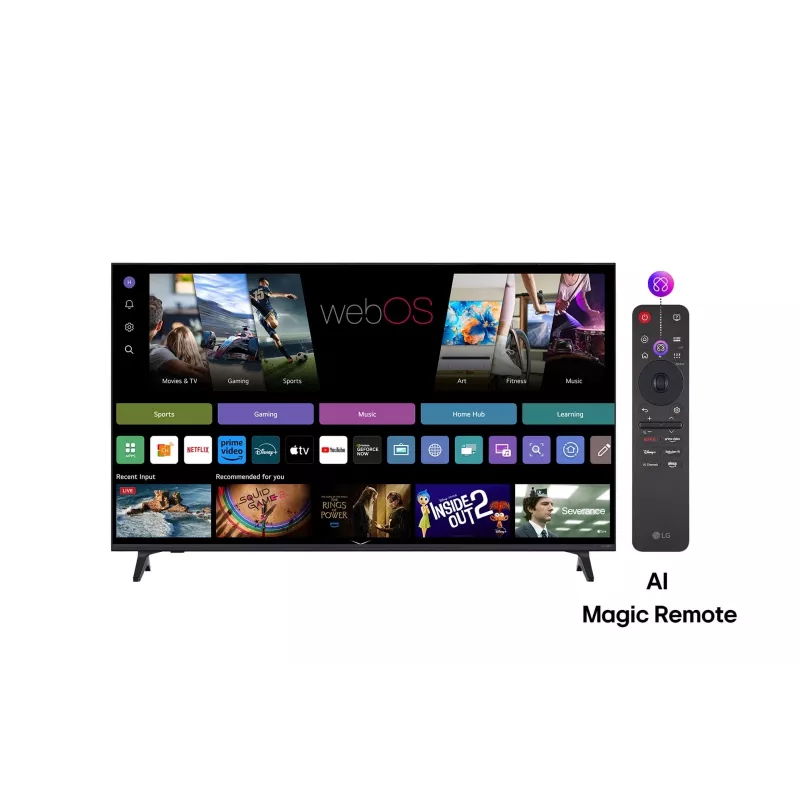 LG QNED AI 65QNED70A6A teler 165.1 cm (65 tolli) 4K Ultra HD nutiteler Wi-Fi must
