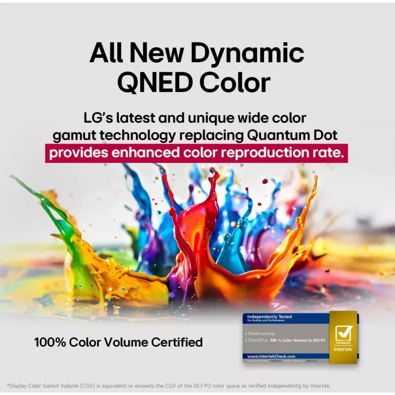 LG QNED AI 65QNED70A6A teler 165.1 cm (65 tolli) 4K Ultra HD nutiteler Wi-Fi must