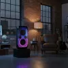 Kõlarisüsteem BLAUPUNKT PB60X — 120W RMS, Bluetooth A2DP, FM, LED-ekraan, 7000mAh aku, 18h, AUX, kaugjuhtimispult, 568×322×321 mm