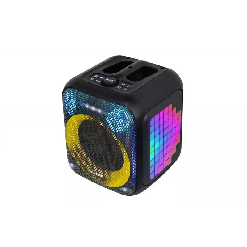 Sise-/välistingimustes kasutatav kõlarisüsteem BLAUPUNKT PB6LED — 40 W RMS, Bluetooth, FM, MicroSD, LED-ekraan, 4500 mAh aku