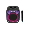 Sise-/välistingimustes kasutatav kõlarisüsteem BLAUPUNKT PB6LED — 40 W RMS, Bluetooth, FM, MicroSD, LED-ekraan, 4500 mAh aku