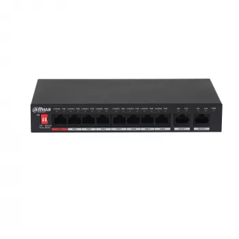 Dahua Technology PoE PFS3010-8ET-96-V2 võrgulüliti haldamata Gigabit Ethernet (10/100/1000) Power over Ethernet (PoE) must