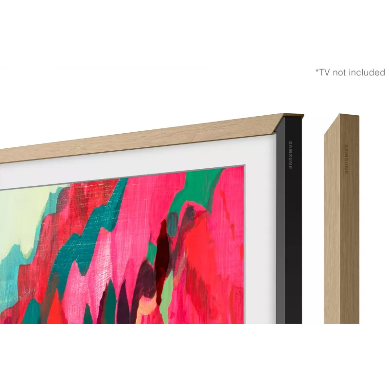 Samsung 75 inch kohandatav raami valge ääris (2025) - tiikpuu, raam, beež, 190,5 cm (75 tolli), Samsung, LS03F