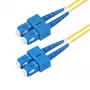 StarTech.com 30m (98.4ft) SC-SC (UPC) OS2 ühemoodiline duplekskiudoptiline kaabel, 9/125µm, 40G/100G Zipcord, paindetundetu, madal sisestuskadu - LSZH fiiberhüppaja juhe