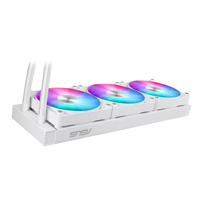 Universaalne vedelikjahutus ASUS MAX Gaming LC 360 ARGB LCD Valge Edition, 120 mm ventilaatorid, toetab AM4/AM5/LGA1700