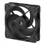 120 mm PWM A-RGB ventilaator Arctic Freezer P12 Pro Reverse — 124 m³/h, vedeldünaamiline laager, must
