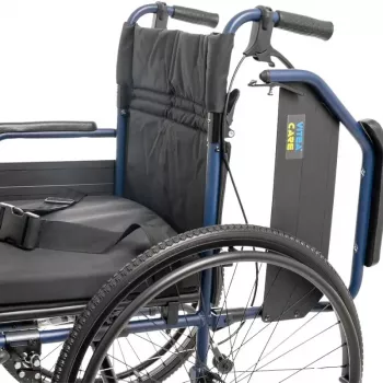 Ratastool MDH NAVY1 kerge alumiinium, iste 43×42 cm, maksimaalne koormus 120 kg, kokkupandav, 14,4 kg