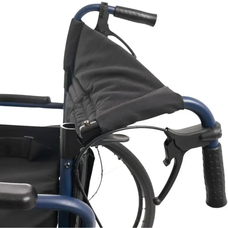 Ratastool MDH NAVY1 kerge alumiinium, iste 43×42 cm, maksimaalne koormus 120 kg, kokkupandav, 14,4 kg