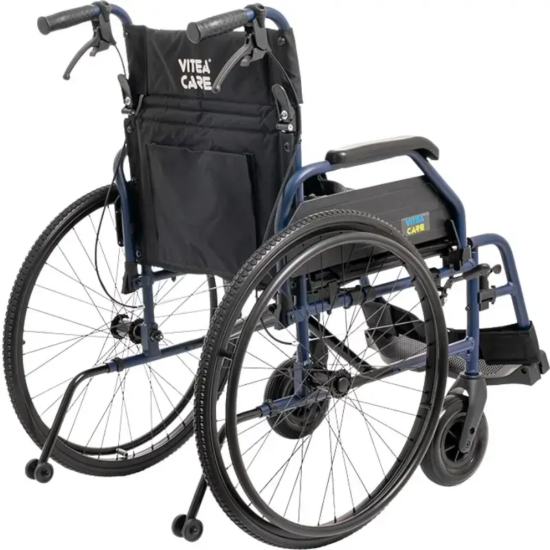 Kerge sulamratastool MDH NAVY1 — alumiiniumraam, iste 46×42 cm, max kasutaja kaal 120 kg, kokkupandav, 14,7 kg