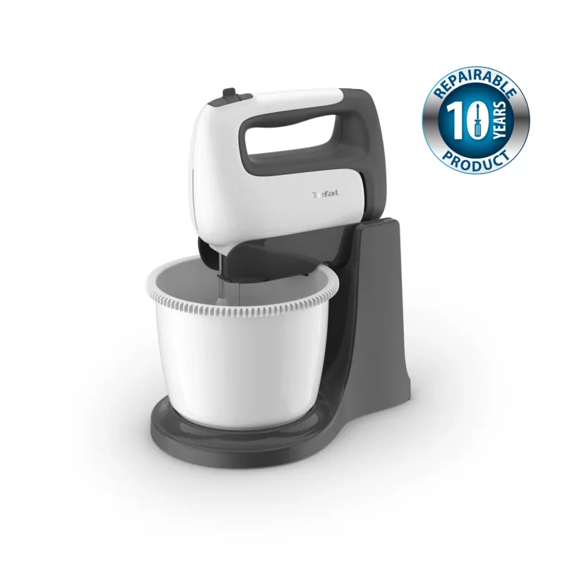 Tefal PrepMix+ HT464138 käsisegisti koos statiivikausiga 500 W hall/valge
