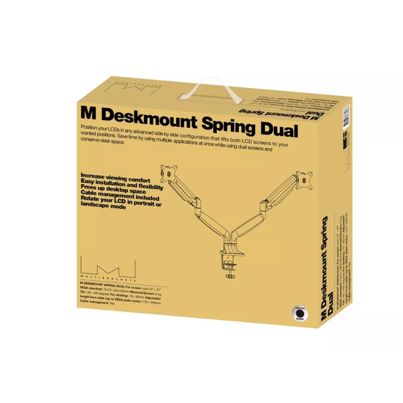 Multibrackets M Deskmount Gas Spring Dual Must
