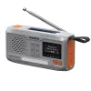 Kaasaskantav väntraadio Marmitek RESQ 100 — DAB/DAB+/FM, 3 W, LCD, USB‑C, 3,5 mm pesa, helehall