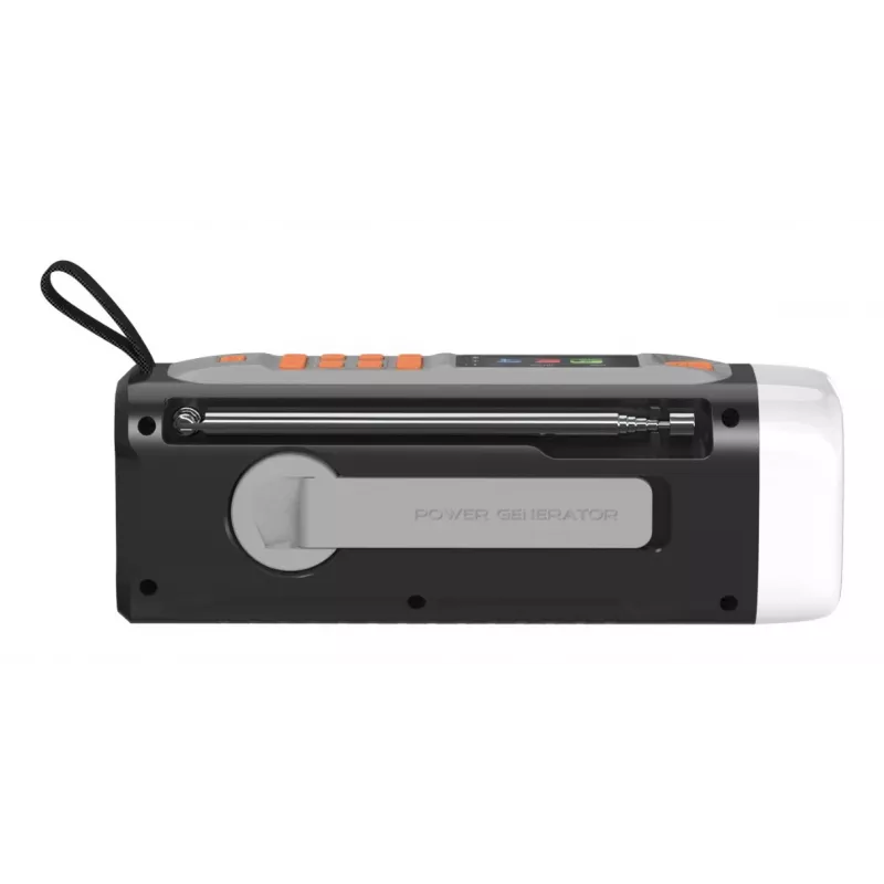 Marmitek RESQ 200 – dünamoraadio, kaasaskantav, analoog- ja digitaaltuuner, DAB, DAB+, FM, 87,5–108 MHz, 170–240 MHz, 3 W