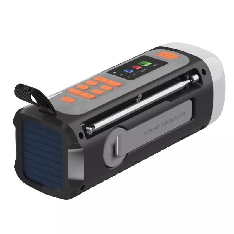 Marmitek RESQ 200 – dünamoraadio, kaasaskantav, analoog- ja digitaaltuuner, DAB, DAB+, FM, 87,5–108 MHz, 170–240 MHz, 3 W