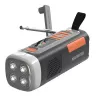 Marmitek RESQ 200 – dünamoraadio, kaasaskantav, analoog- ja digitaaltuuner, DAB, DAB+, FM, 87,5–108 MHz, 170–240 MHz, 3 W