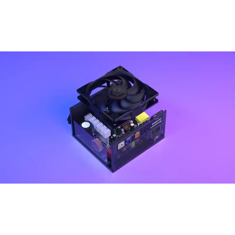 Toiteplokk ENDORFY Vero L6 550 W ATX 24-pin 80 PLUS Bronze, 120 mm ventilaator, must
