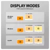 AXAGON HMC-WL9 USB-C 9‑in‑1 dokkimisjaam koos 10 Gbps, 100 W PD, 8K HDMI, Etherneti ja juhtmevaba laadimisega