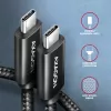 USB-C–USB-C kaabel AXAGON BUCM4X-CM05AB — USB4 Gen 3x2, 40 Gbit/s, 240 W, 0,5 m, must