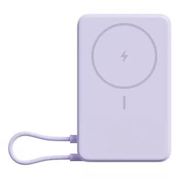 Akupank Xiaomi BHR08PAGL 5900 mAh Li‑Ion juhtmevaba laadimisega, 1x USB‑C, lilla