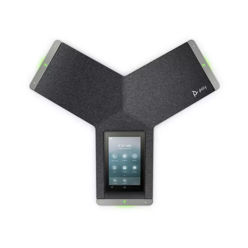 IP-konverentsitelefon POLY Trio C60 must LCD Micro-USB PoE