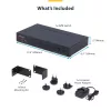 StarTech.com 8-pordiline HDMI KVM-lüliti koos 1U rack-kinnituskomplektiga, 4K 60Hz HDMI 2.0, nupuvajutuse ja kiirklahviga lülitamine, 4-pordiline USB-jaotur, OS-sõltumatu, TAA-le vastav
