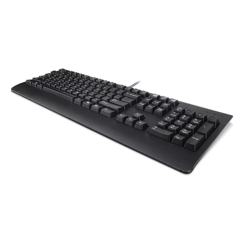 Juhtmega täissuuruses klaviatuur Lenovo Preferred Pro II USB USA inglise keel, must, 104 klahvi, kolb-lülitid, 2 m kaabel