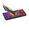 GENESIS Thor 230 TKL klaviatuur Mängimine USB + RF Wireless + Bluetooth QWERTY Must, Hall, Oranž